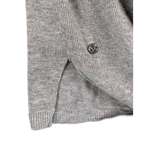 Lululemon Bring it Backbend Sweater Cashmere Blend Gray Size 2 - Picture 13 of 14